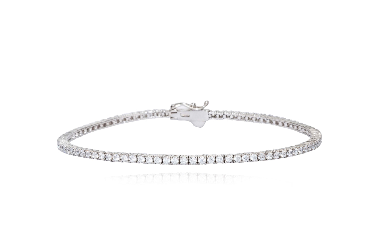 The Tennis Line Bracelet – 1.7mm / 2.5mm / 3.5mm