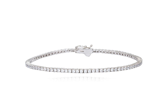 The Tennis Line Bracelet – 1.7mm / 2.5mm / 3.5mm