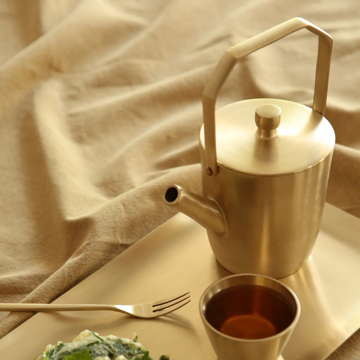 Brass teapot