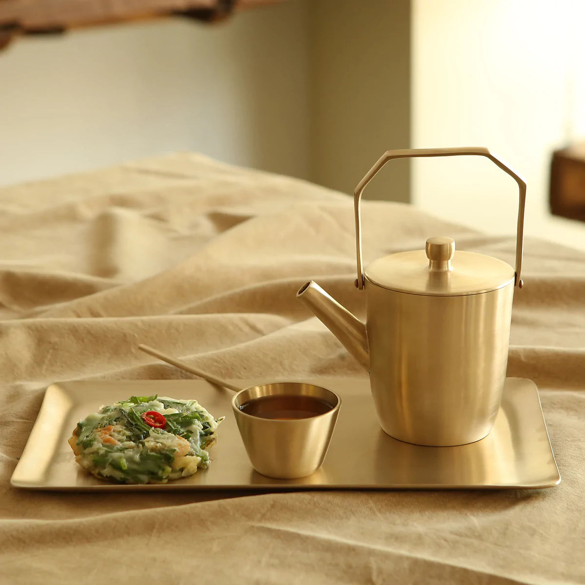 Brass teapot
